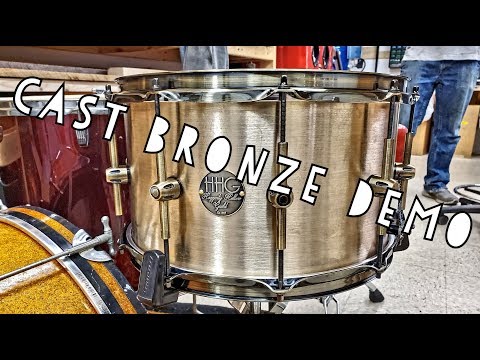 Hhg cast bronze snare (phone audio😫)