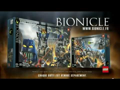 Pub TV FR La Forteresse des Piraka (Courte. 10s) - 2006 LEGO Bionicle Spot en Français, Française !
