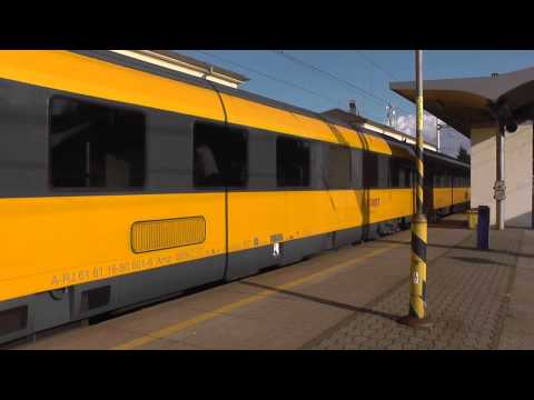 RJ 162.119 - Odjezd vlaku IC 1012 RegioJet - Zábřeh na Moravě, 27.9.2014