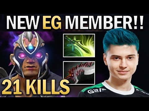 NEW EG MEMBER RAMZES ANTI-MAGE WITH 21 KILLS - DOTA 2 GAMEPLAY