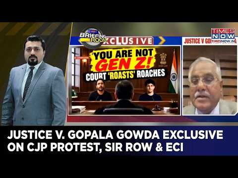 Justice V. Gopala Gowda Exclusive: Ex-SC Judge Opens Up On CJP Protest, SIR Row, Election Commission