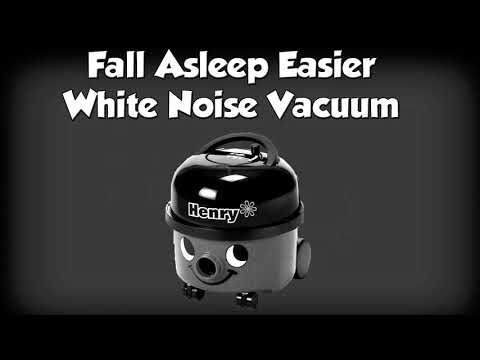 Henry Vacuum Cleaner White Noise - Sleep, study,meditation, relaxation- DARK SCREEN