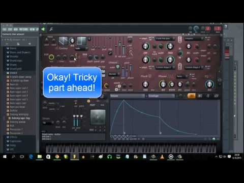 How to make easy Pad sound with Harmor FL Studio tutorial