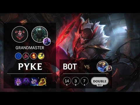 Pyke Bot vs Ezreal - EUNE Grandmaster Patch 10.12