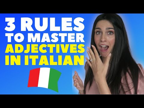 How to PROPERLY use Adjectives in Italian!