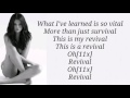 Selena Gomez Revival Lyrics HD