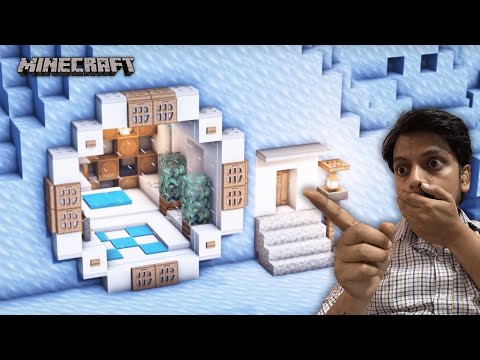 Exploring Ice Village in Minecraft! ❄️🏡 Frozen Wonders!