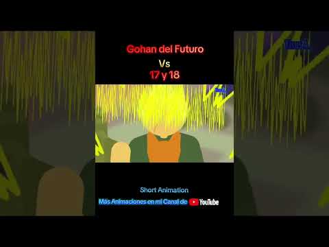 Gohan del futuro vs 17 y 18 #goku #dragonball #dragonballz #animation #sticknodes #sticknodespro