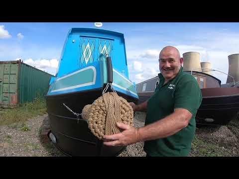VLOG 123, Narrowboat Fit Out -  PROP, POLE, PLANK, FENDERS AND SPLICING