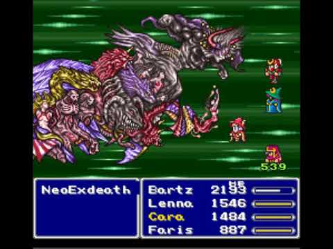 FF5 Four Job Fiesta 2019 normal run: Final Boss