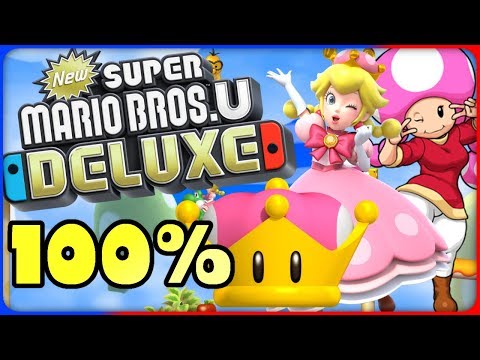 New Super Mario Bros. U Deluxe 🌰 7-2 Seesaw Shrooms 🌰 100% All Star Coins