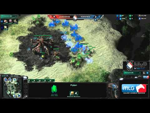 StarCraft 2 MLG MvP Day 1 - Jaedong [Z] vs [P] Naniwa [Game 2]
