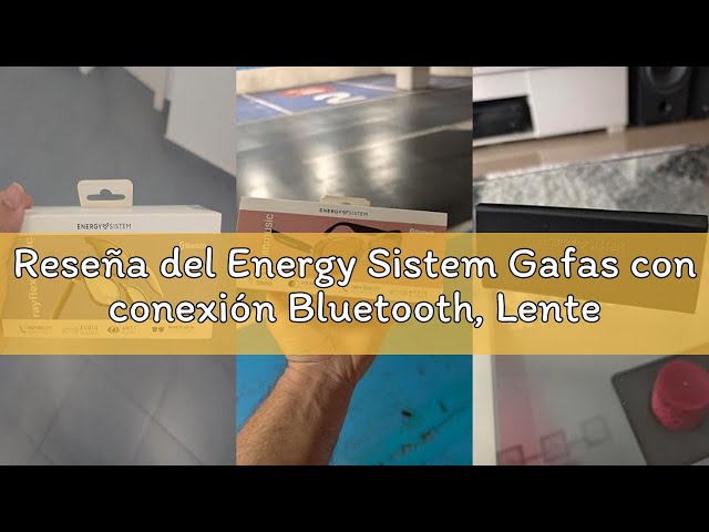Vídeo relacionado con Energy Sistem RayFlex Music - Gafas de Sol con conexión Bluetooth, Lentes Anti-Rayos Azules polarizadas con protección UV400+, micrófono Integrado y Certificado IPX5