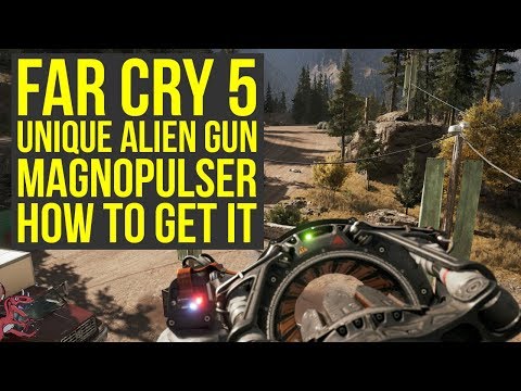 Far Cry 5 Secret Weapons UNIQUE ALIEN GUN Magnopulser (Far Cry 5 Weapons - Farcry5 - Farcry 5) Video