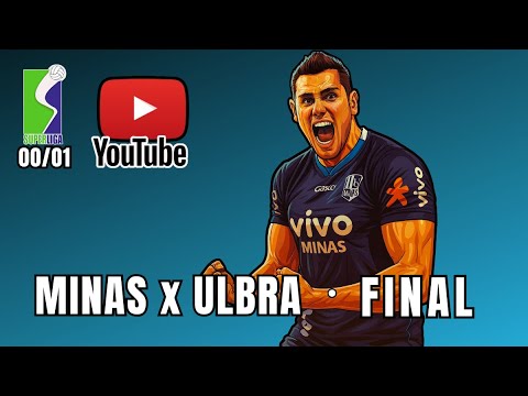 🏐 Final Superliga 2000/01 – Telemig Minas x ULBRA-Transmissão SportTV - Gigantinho, Porto Alegre