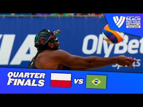 Kantor/Zdybek vs. Evandro/Arthur - Quarter Finals Highlights Jurmala 2023 #BeachProTour