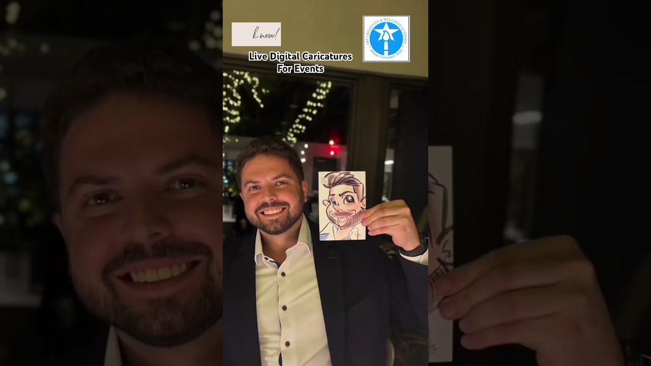 Promotional video thumbnail 9 for Live Caricatures for Florida Events