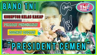 Download lagu Band TNI President Cemen⁉️ Lagu Dukung Fufufafa jilid 2 Slank⁉️ #indonesia #politics #musik #tni  mp3