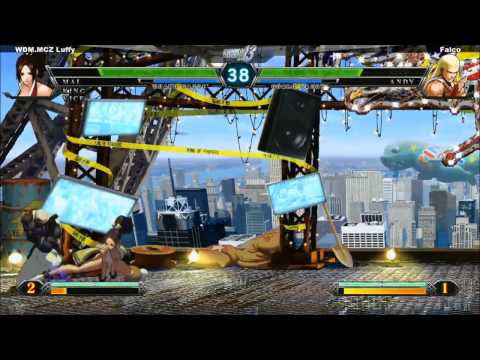 KOF XIII WDW MCZ Luffty vs Falco - Shadowloo Showdown 2013