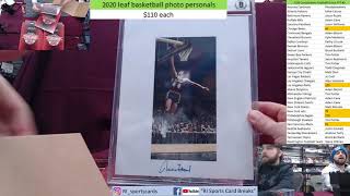 2020 Leaf Basketball Photo Personals
