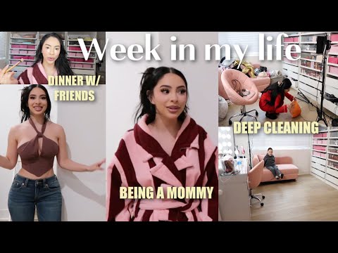 GETTING MY LIFE TOGETHER! Deep cleaning, grwm for dinner, donating clothes, being a mommy VLOG