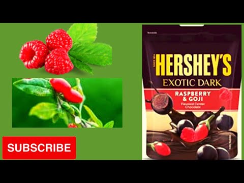 #Hershey’s #Exotic #Dark #Raspberry #goji #flavoured #center #chocolate. #Yummy 🤤 &#delicious 😋