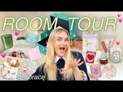MŮJ DREAM ROOM TOUR… jsem OBSESSED 💕 dekorace, pinterest aesthetic | Denda Rada