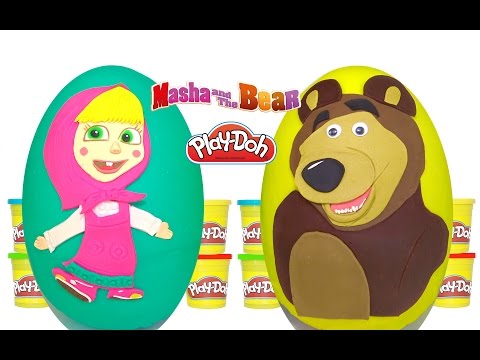 Maşa ile Koca Ayı Sürpriz Yumurta Oyun Hamuru | Masha and the Bear surprise egg, Pepee şaşırtı, daim
