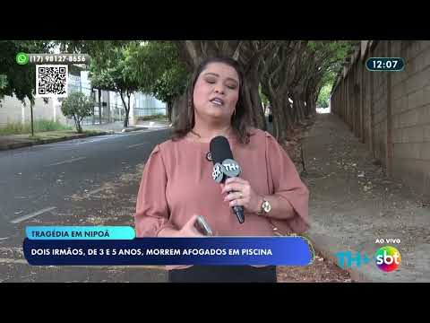 Irmãos de 3 e 5 anos morrem afogados em Nipoã