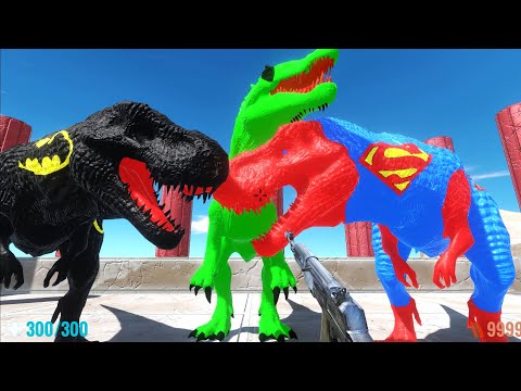 DEATH FALL V2 with ALL WEAPONS FPS PERSPECTIVE - Animal Revolt Battle Simulator