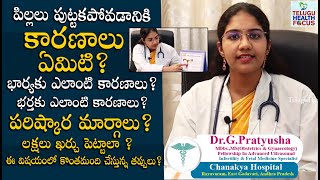 పిల్లలు పుట్టకపోవడానికి కారణం ఎవరు ? What is Infertility ? Treatment, Causes In Men and women