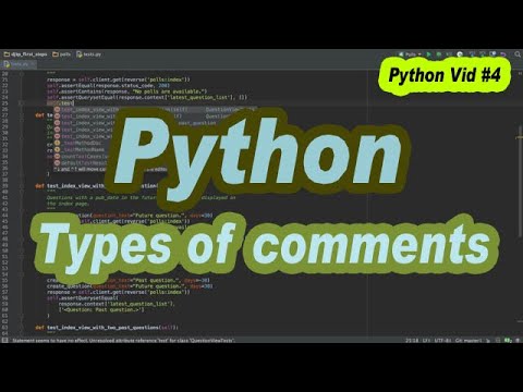 How To Add A Comment In Python Insert Comment In Python Types Of Comments In Python 4 Python