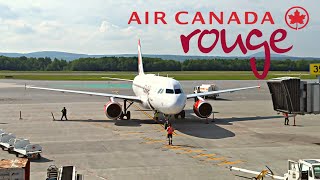 Download lagu AIR CANADA ROUGE AIRBUS A319 (ECONOMY) | Quebec - Montreal mp3