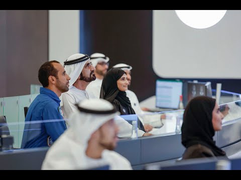 His Highness Sheikh Mohammed bin Rashid Al Maktoum-News-Mohammed bin Rashid speaks with Sultan AlNeyadi during the Emirati astronaut’s first live call from the International Space Station