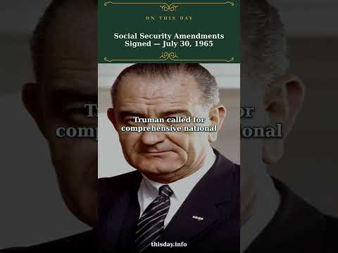 How Did the Social Security Amendments Of 1965 Unfold?