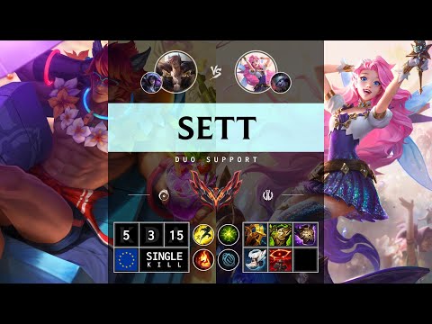 Sett Support vs Seraphine - EUW Grandmaster Patch 14.12