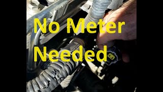 How to Test a Coolant Temperature Sensor Without a Multi Meter - No Tools Needed