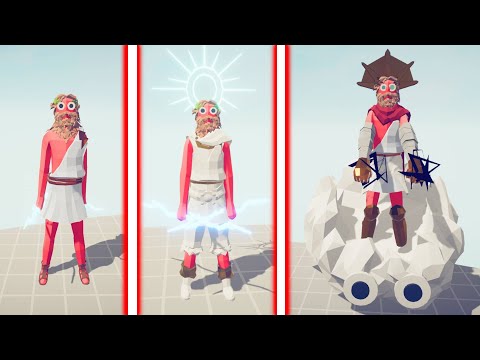 EVOLUTION OF ZEUS  | Totally Accurate Battle Simulator TABS