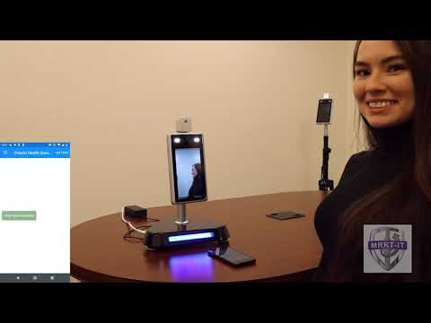 Access Control by AI Face Recognition with Temperature Detection