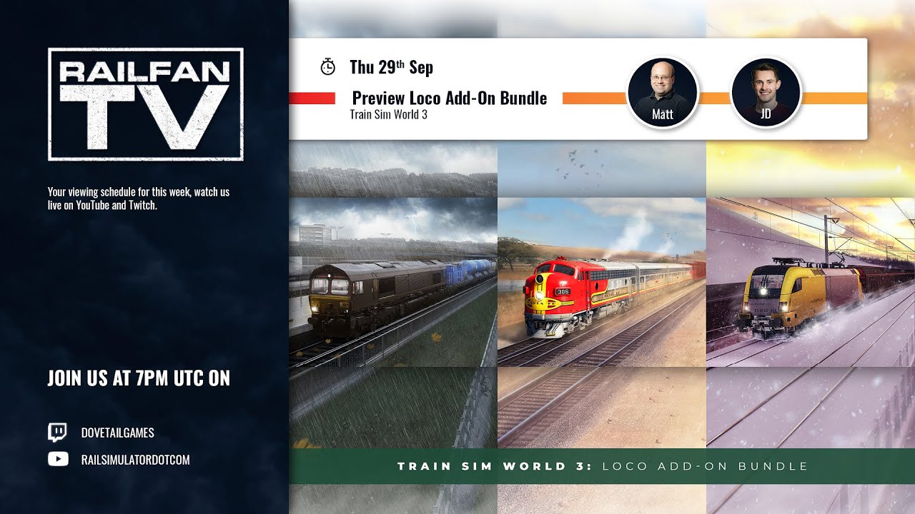 Train Sim World 3: Loco Add-On Bundle Preview (Matt and JD)