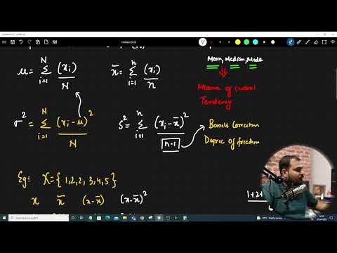 Tutorial 5-Measure Of Dispersion- Variance And Standard Deviation In Hindi