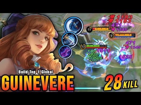 28 Kills!! OP Guinevere with this Item (PLEASE TRY) - Build Top 1 Global Guinevere ~ MLBB