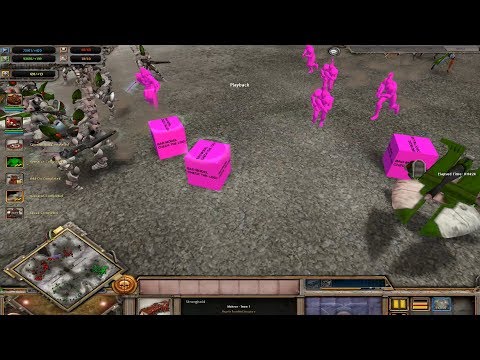 Space Marines vs Orks vs Necrons vs Eldar - 40k Ultimate Apocalypse Mod