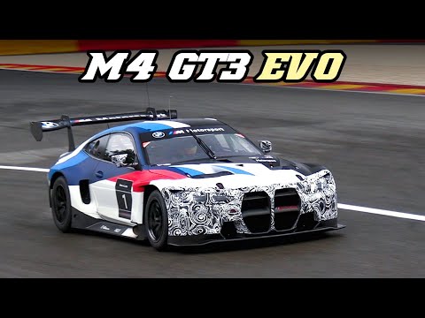 2025 BMW G82 M4 GT3 evo testing at Spa 2023