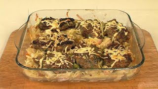 Ի՞նչ եփել այսօր - Կոտլետներ քյուֆթայով և բանջարեղենով