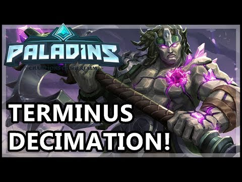 Paladins Terminus Gameplay -  DECIMATION! - Paladins Terminus Siege