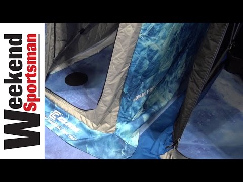 Clam Kenai Pro Thermal Flip Over Portable Ice Fishing Shelter | Weekend Sportsman | #ClamOutdoors