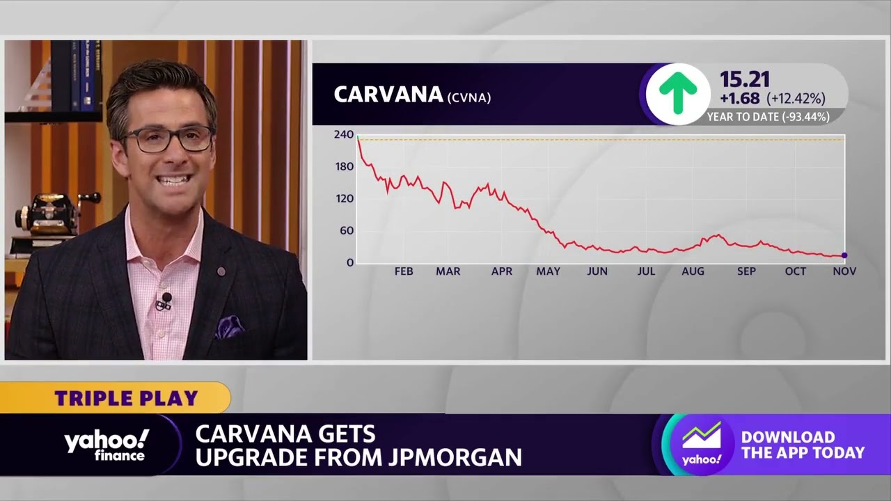 Carvana stock surges amid stock upgrade