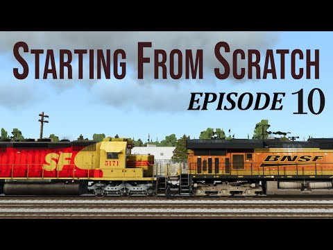 Starting From Scratch ep 10 - Supply Train Spawning - Run 8 Train Simulator Tutorial