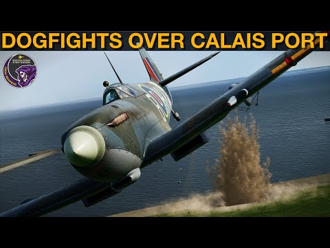1943 Operation Rhubarb II: Attacking Calais Port | DCS Reenactment Mission